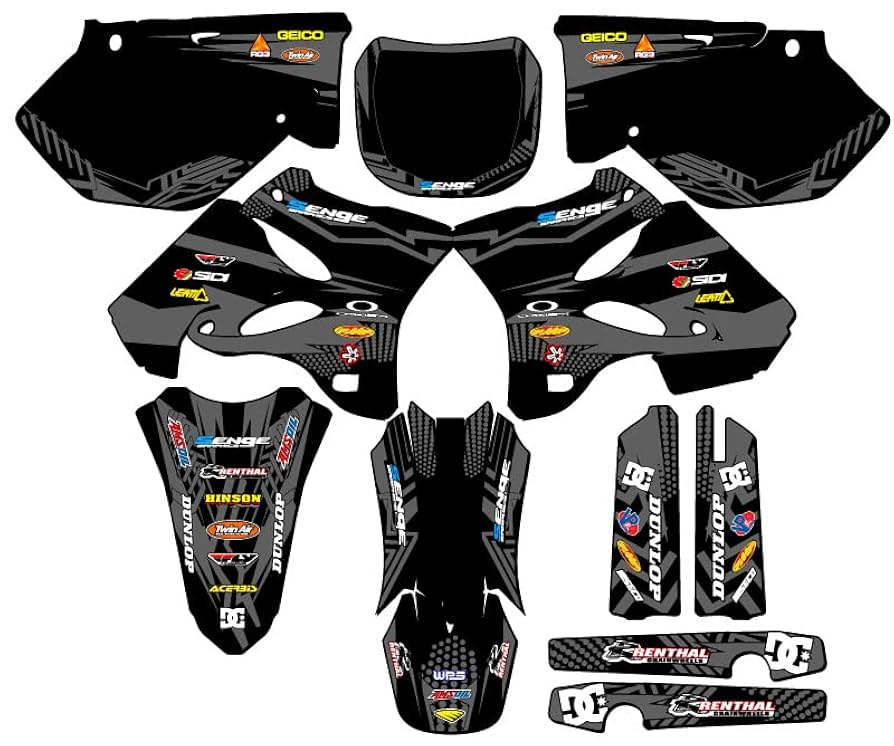Amazon.com: 2002-2004 YZ 250 2-Stroke Mayhem Black Senge